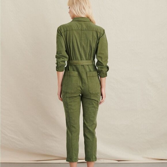 ALEX MILL Washed Twill Expedition Jumpsuit - Army
Olive - Picture 2 of 7